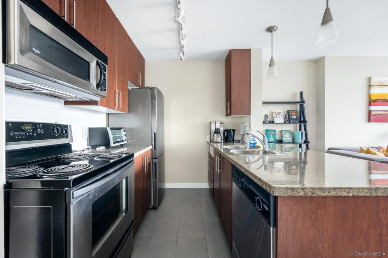 Explore Vancouver Downtown From Luxury 1 Bed/Bath Luaran gambar